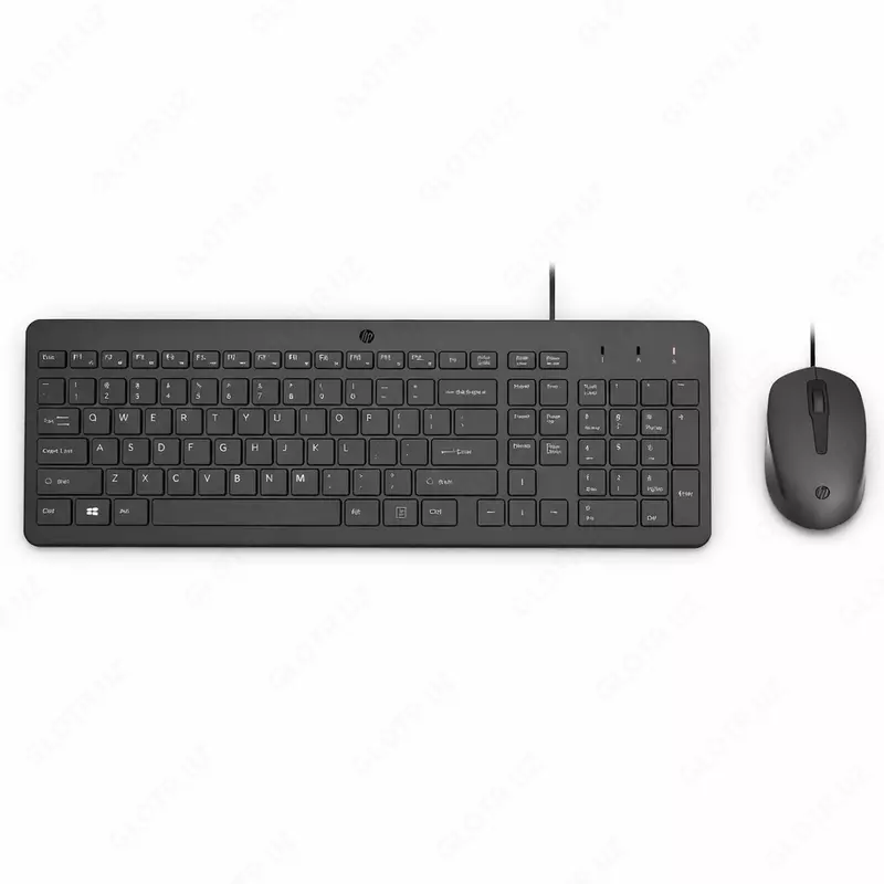 Комплект клавиатура + мышь HP 150 Wired Mouse and Keyboard Combo Set Black (240J7AA)