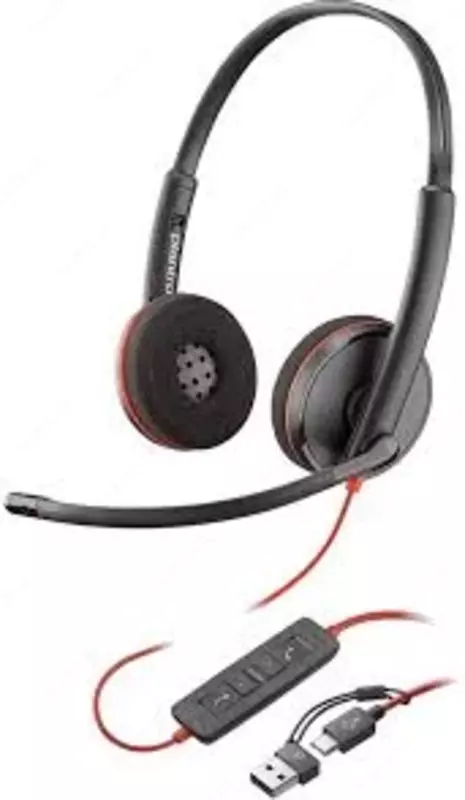 Гарнитура Poly Blackwire 3220 USB-C / USB-A (8X228A6)