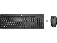 Simsiz klaviatura va sichqoncha to‘plami HP 235 Wireless Keyboard & Mouse Combo (1Y4D0UT)  2.4GHz  USB  RU  Black