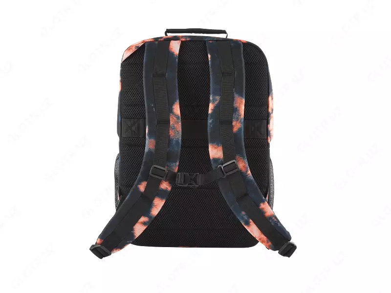 Ryukzak HP Campus XL Tie Dye Backpack (7K0E3AA), 16.1" gacha, 20L, Black/Orange
