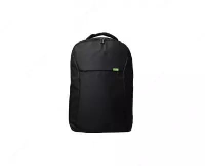 Noutbuk uchun ryukzak Acer Commercial Backpack 17" (GP.BAG11.02C), Black, Green Logo, suvga chidamli
