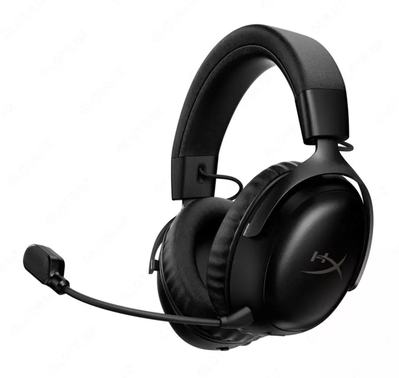 HyperX Cloud III S Wireless Black o‘yin quloqchin, simsiz, 2.4GHz + Bluetooth 5.3, 53 mm, 200 soat, DTS 7.1, mikrofon