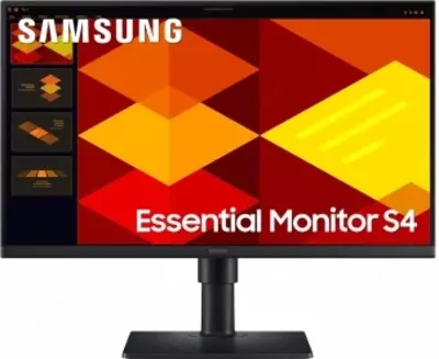 Эргономичный монитор Samsung S4 24" (LS24D400GAIXCI) IPS FHD / 100Hz / USB Hub / Защита зрения / Подставка Full Ergo