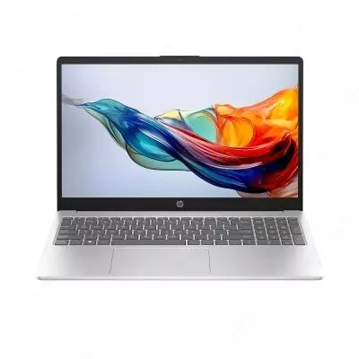 Ноутбук HP Laptop — 15,6" FHD IPS, Intel Core 7 150U, 16 ГБ DDR4, SSD 512 ГБ, Intel Graphics, FreeDOS 3.0, веб-камера 1080p, Natural Silver D9QL7EA