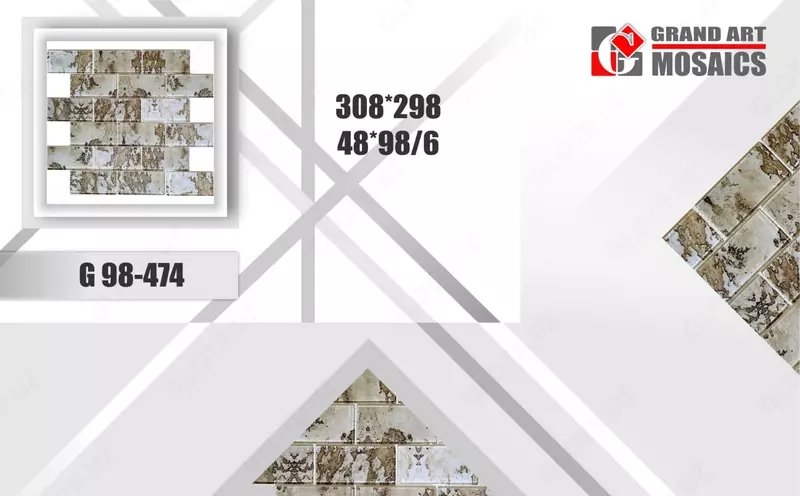 Мозаика G98-474/308*298/48*98/6 - по запросу