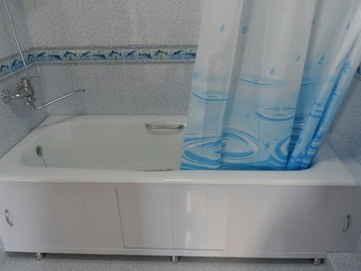 Hammom ostidagi dekorativ ekran