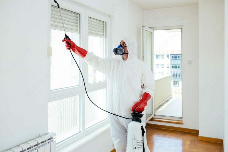 4 xonali kvartirani 12 oylik kafolati bilan dezinfektsiyalash