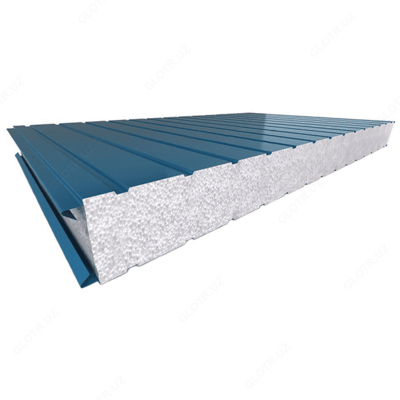 Ko'pikli devor sendvich paneli 100 mm