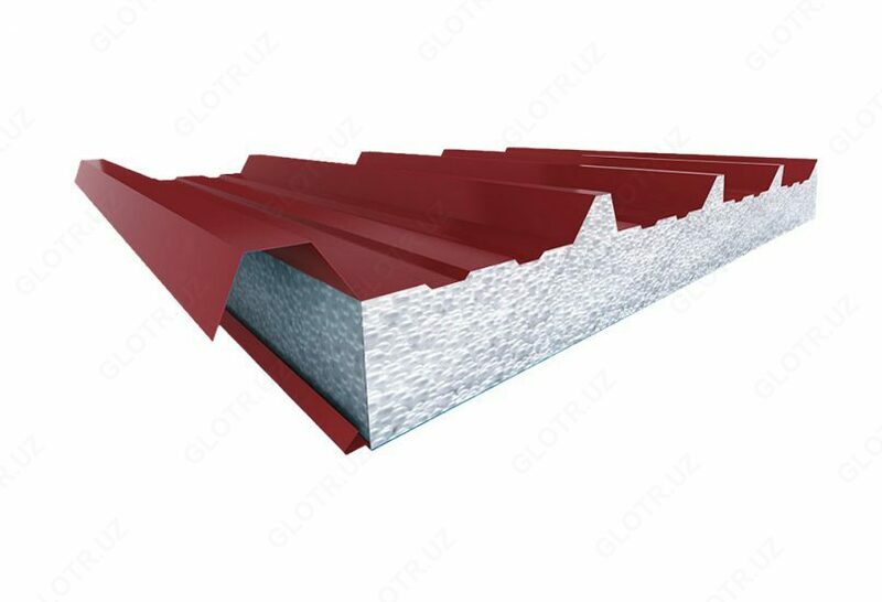 Polyfoam tom yopish sendvich paneli 100 mm