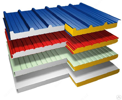 Кровельная сэндвич-панель из пенопласта 100 мм