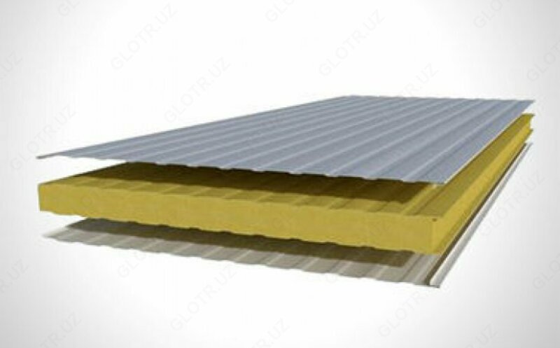 Devor sendvich panellari 100 mm bazaltdan