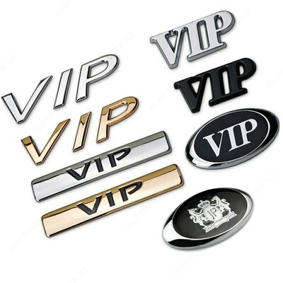 Металлические значки VIP