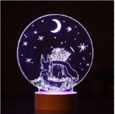 3D ночник с логотипом заказчика