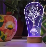 3D ночник с логотипом заказчика - от {0} сум