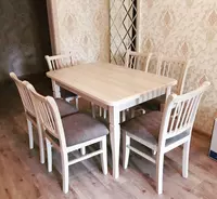Комплект: стол и 6 стульев (не раскладной стол) Только в розницу