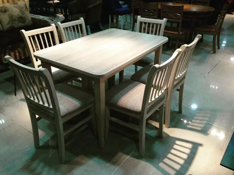 по запросу Комплект: раскладной стол и 6 стульев