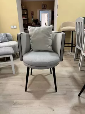 Серый мягкий стул для кухни OOO"SEGAMA MEBEL"