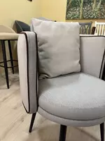 Серый мягкий стул для кухни - OOO"SEGAMA MEBEL"