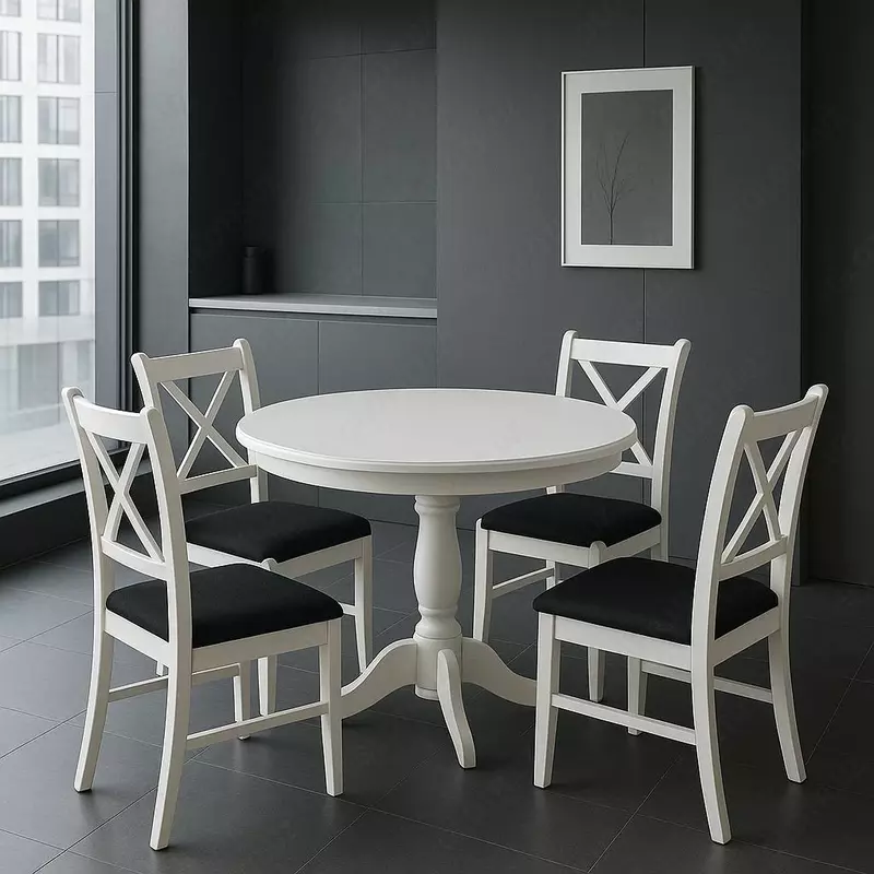 Oshxona va ovqat xonasi mebellari to'plami (stol