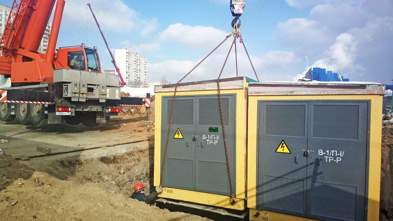 Установка силовых трансформаторов