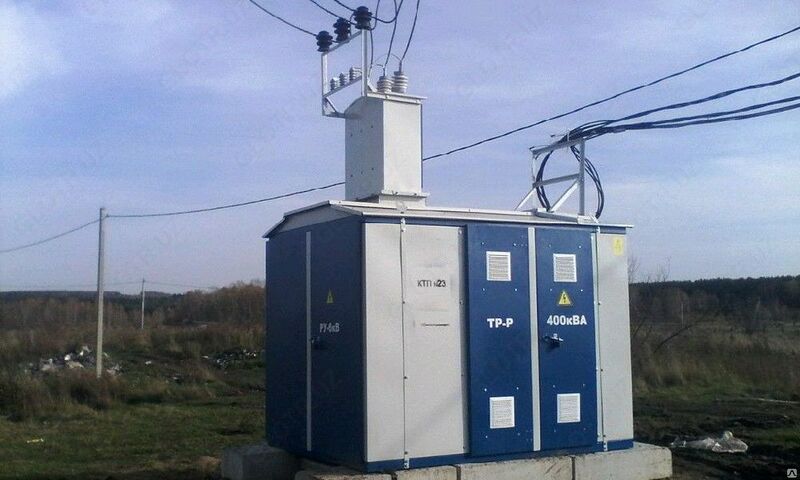 Установка трансформаторов 400 кВА