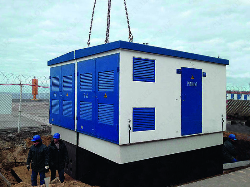 Установка трансформаторов 630 кВА