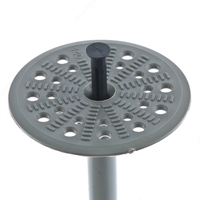 Тарельчатый дюбель (крепеж) для теплоизоляционных материалов 10*125 мм