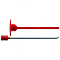  Тарельчатый дюбель «ЗОНТ»  8/60-120мм с забивным  стальным распорным элементом и термозаглушкой. - 