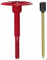  Тарельчатый дюбель «ЗОНТ»  8/60-120мм с забивным  стальным распорным элементом и термозаглушкой. Оптом и розница