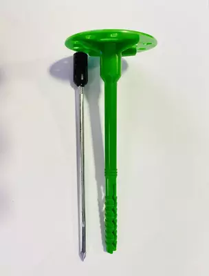 Дюбель для теплоизоляции с металлическим гвоздем