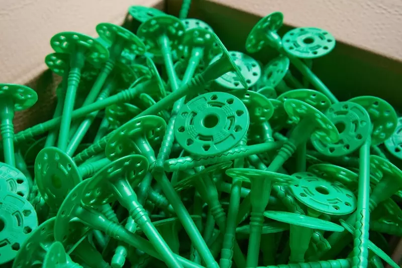 Дюбель для теплоизоляции с металлическим гвоздем Оптом и розница