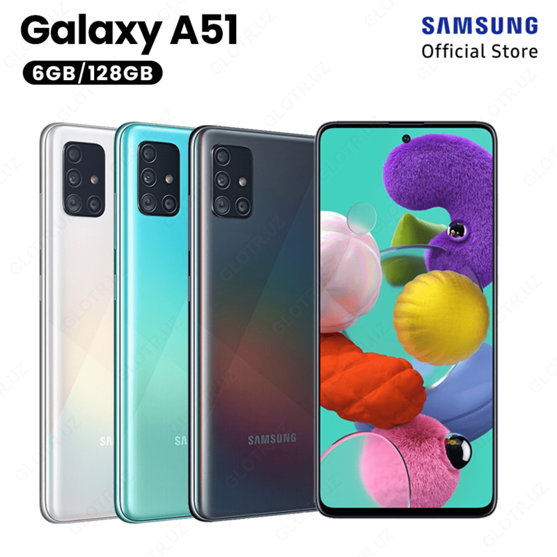 Смартфон Samsung Galaxy A51 64GB Black (SM-A515F) New 2020 model