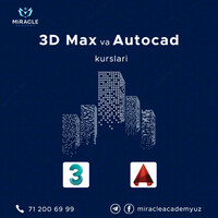 3D Max ва AutoCad ни ўрганинг ва юқори маошли касб эгасига айланинг.