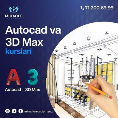 3D-Max va AutoCad mashg'ulotlari
