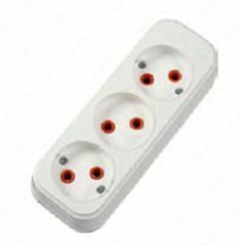 Колодка на 3 гнездо б/з - 37 255.7 so'm