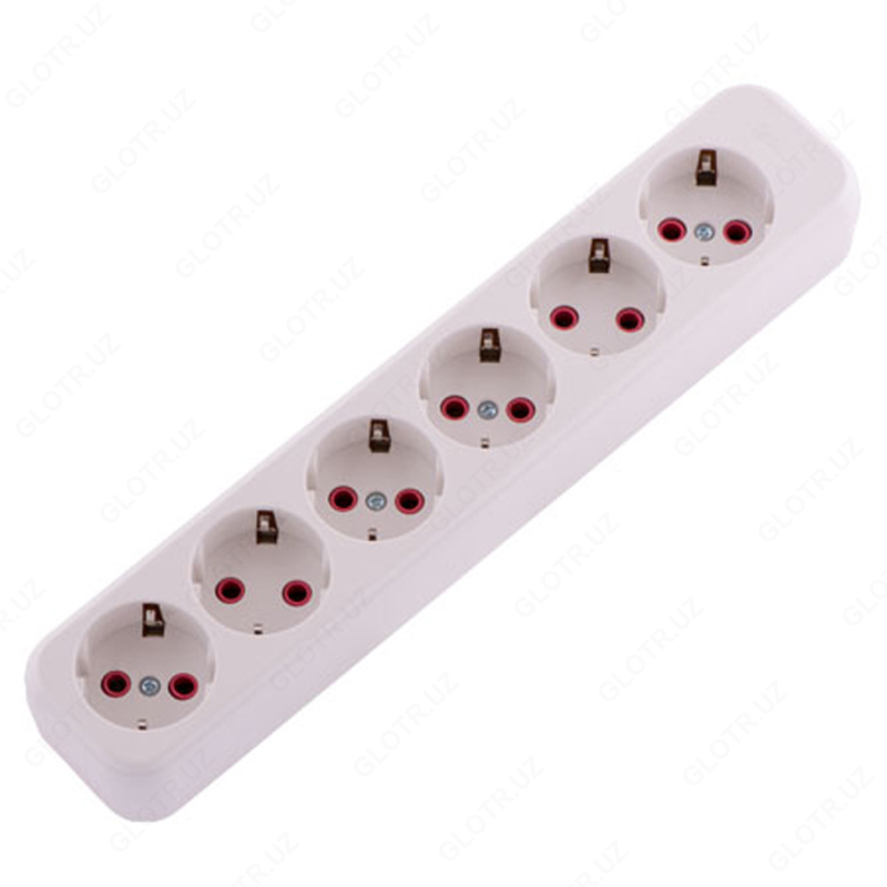 Колодка на 6 гнездо с/з