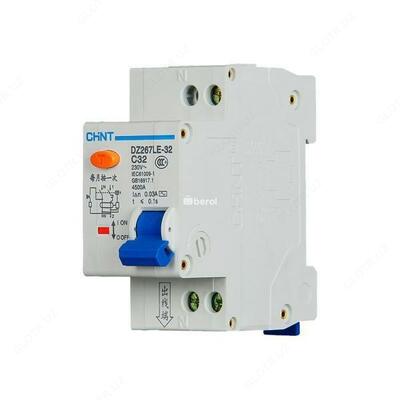 Дифференциальный автомат DZ267LE-32 1P+N C10 30mA