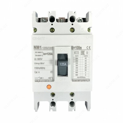 Автоматический выключатель NM1-125S 3P 125A - 161 700 сум / шт.
