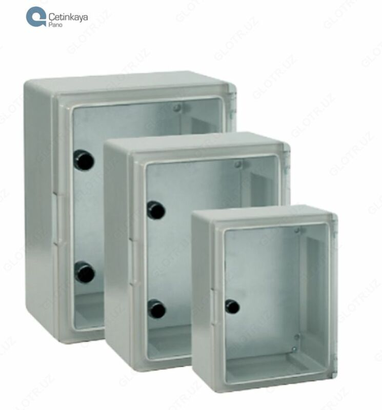 250x330x130mm ЩИТЫ ИЗ АБС С белой дверце