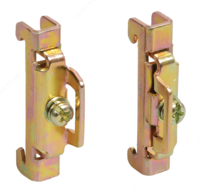 DIN temir yo'l to'xtatuvchisi (metall)