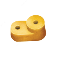 Угловой изолятор для О шины желтый (200 штук) IEK