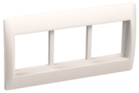 Рамка и суппорт для К.К. Праймер на 6 модулей  75 мм белый IEK