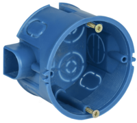 Коробка С3 уст. D=68x45мм для твердых стен (сам. ст.уз.) IEK