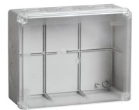 Коробка КМ41242 распаячная для о/п 150х110х70 мм IP55 (RAL7035  10 гермовводов)(30шт)