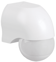 Датчик движения ДД 010 белый  макс. нагрузка 1100Вт  угол обзора 180град.  дальность 10м  IP44  ИЭК