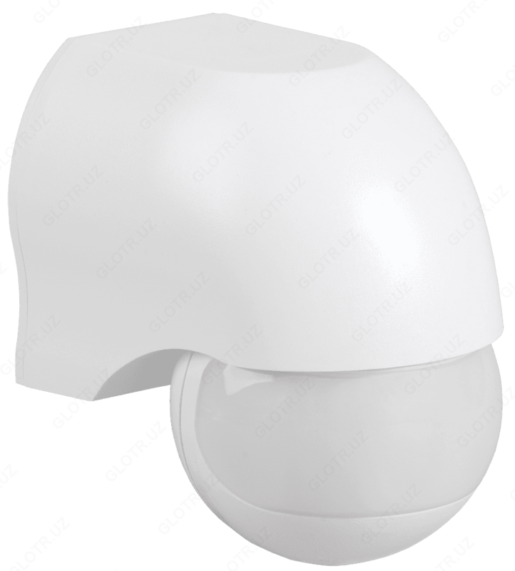 Датчик движения ДД 010 белый  макс. нагрузка 1100Вт  угол обзора 180град.  дальность 10м  IP44  ИЭК