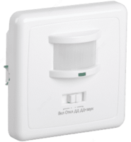 Датчик движения ДД 035 белый  макс. нагрузка 500Вт  угол обзора 140град.  дальность 12м  IP20  ИЭК