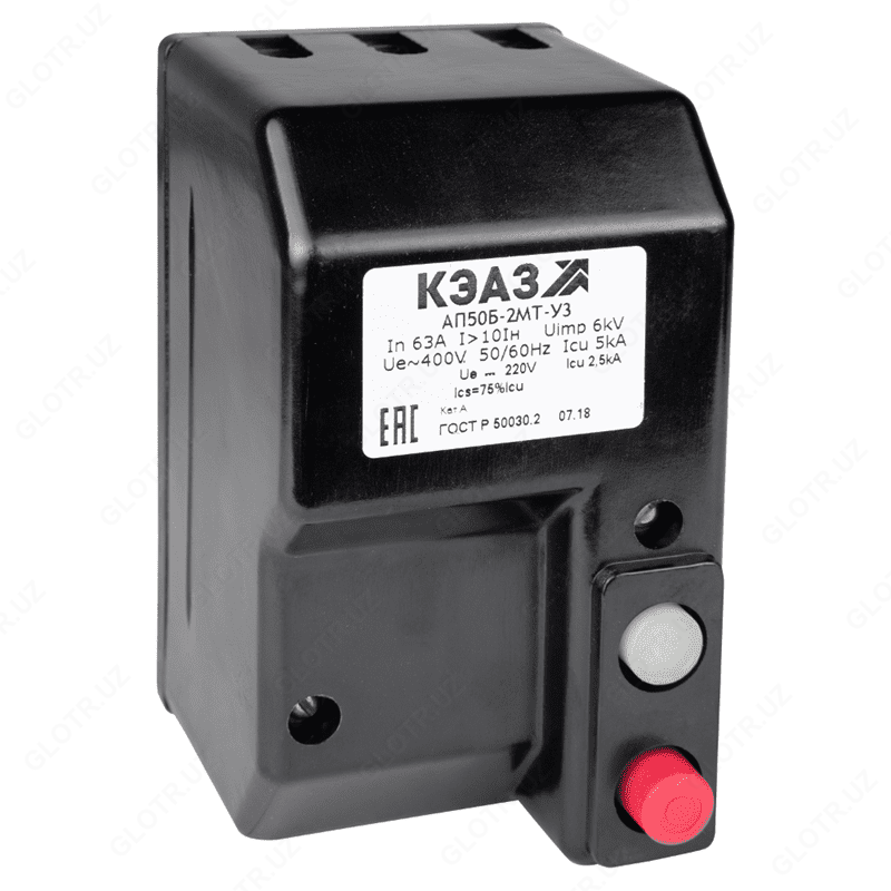 Avtomatik kalit AP50B-2MT-40-63A-10In-400AC / 220DC-U3-KEAZ