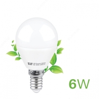 LED lampa LED Эконом G45-M 6W E14 4000K ELT