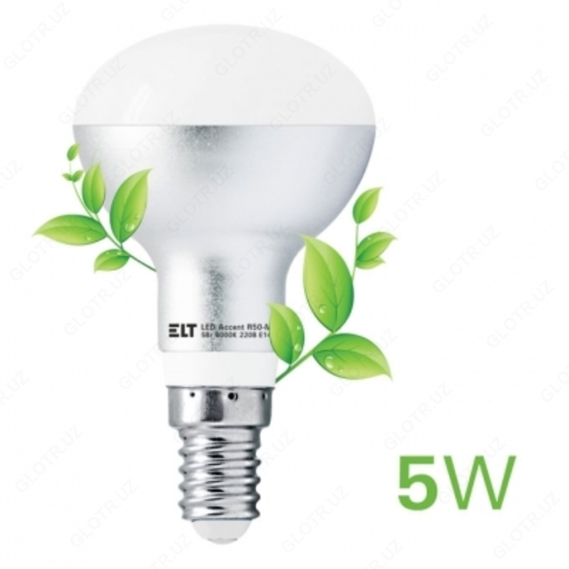 LED chiroq 220V LED aksani R50-M 5W E14 4000K